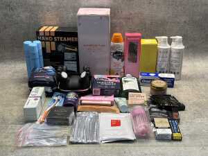 Group of beauty products