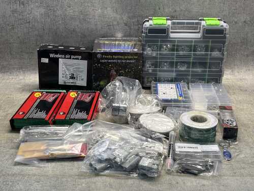 Group of garage products