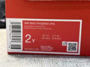 Nike Air Max Pheonix (PS) size US 2 Kids - 5
