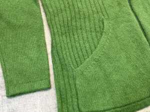 Maglia Marino Wool & Angora Waffle zip up size 8 - 3