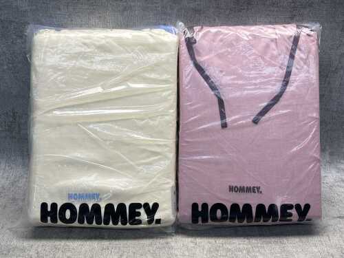 Hommey quilt cover & fitted sheet size K