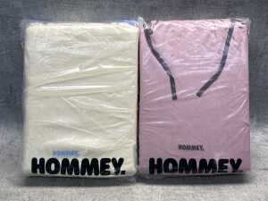 Hommey quilt cover & fitted sheet size K