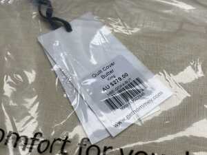 Hommey quilt cover & fitted sheet size K - 4