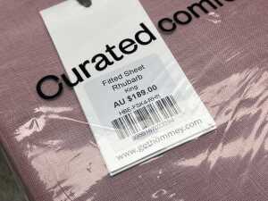 Hommey quilt cover & fitted sheet size K - 5
