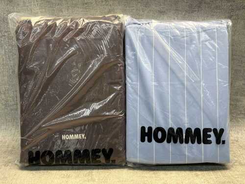 Hommey quilt cover & fitted sheet size K
