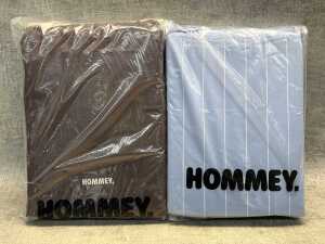Hommey quilt cover & fitted sheet size K