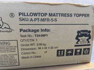Two Starry Eucalypt mattress toppers - 2