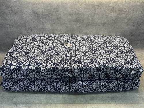 Two Mojo floor cushions