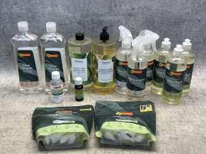Group of Bosisto's cleaning products
