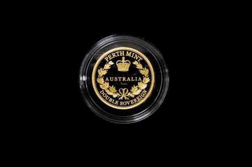 2018 Australia Double Sovereign $50 0.9167 gold proof coin, 15.982 grams