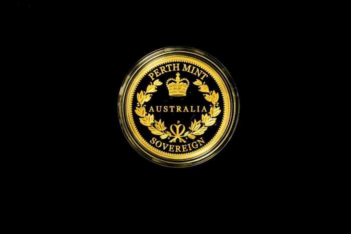 2015 Australian Sovereign $25 0.9167 gold proof coin, 7.9881 grams