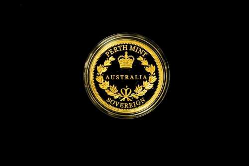 2015 Australian Sovereign $25 0.9167 gold proof coin, 7.9881 grams