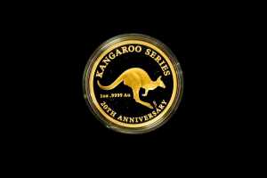 20th Anniversary Edition Kangaroo Series 2013 $100 0.999 gold proof coin, 1 troy ounce