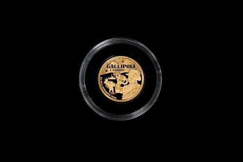 2015 100th Anniversary of WWI Gallipoli Landing 0.585 proof-like coin, 2 grams
