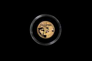 2015 100th Anniversary of WWI Gallipoli Landing 0.585 proof-like coin, 2 grams