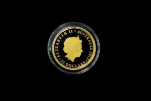 2012 Diamond Jubilee H.M. Elizabeth II $25 0.999 gold proof coin, 1/4 troy ounce - 2