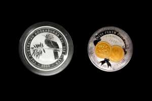 2000 Perth Coin Fair coin and medallion set in 0.999 silver totalling 4 troy ounces