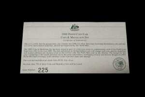 2000 Perth Coin Fair coin and medallion set in 0.999 silver totalling 4 troy ounces - 5