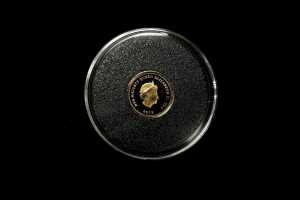 2013 St. George and the Dragon half-crown 0.375 or 9 carat gold coin, 1 gram - 2