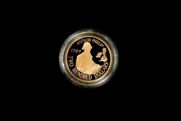 1987 Australian $200 0.9167 gold proof coin, 10 grams