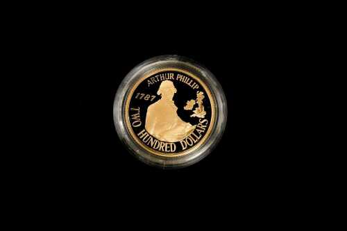 1987 Australian $200 0.9167 gold proof coin, 10 grams