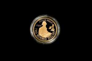 1987 Australian $200 0.9167 gold proof coin, 10 grams