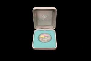 2009 Aurora Australis $5 0.999 silver proof coin, 36.31 grams - 3