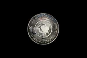 The Perth Mint Western Australia, round silver ingot, 1 troy ounce