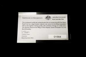 2004 Adelaide to Darwin Railway $5 0.999 silver proof coin, 1 troy ounce - 4