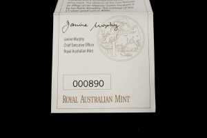2009 Kangaroo at Sunset $1 0.999 silver proof coin, 1 troy ounce - 4