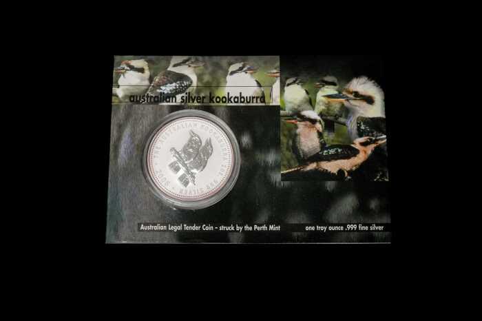 Australian Silver Kookaburra 2006 $1 silver superior bullion coin, 1oz