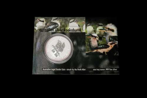 Australian Silver Kookaburra 2006 $1 silver superior bullion coin, 1oz