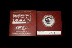 Two 2012 Lunar Year of the Dragon coins - 6