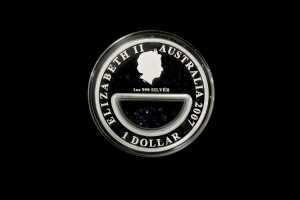2007 Treasures of Australia Sapphires $1 0.999 silver proof coin, 1 troy ounce - 2