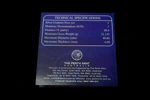 2007 Treasures of Australia Sapphires $1 0.999 silver proof coin, 1 troy ounce - 5