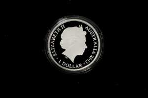 2013 Kangaroo Series $1 0.999 silver proof coin, 1 troy ounce - 2