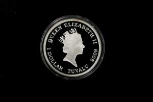 2009 Barbie 50th Anniversary commemorative $1 0.999 silver proof coin, 1 troy ounce - 2