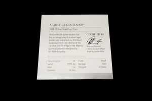 2018 Armistice Centenary $1 fine 0.999 silver proof coin, 1 troy ounce - 5