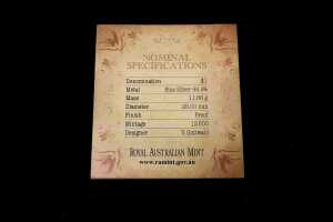 2010 100 Years of Australian Coinage coin set including a 0.999 silver proof coin, 11.66 grams - 5