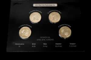 2010 100 Years of Australian Coinage coin set including a 0.999 silver coin, 11.66 grams - 2