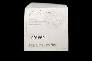 2010 Kangaroo at Sunset F15 Privy Mark $1 0.999 silver proof coin, 1 troy ounce - 4