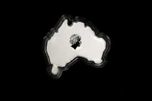 Australian Map Shaped Koala 2014 $1 silver coin, 1oz - 2
