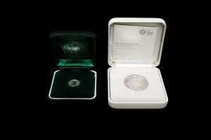 Two coins in 0.925 silver and Platinum - 6
