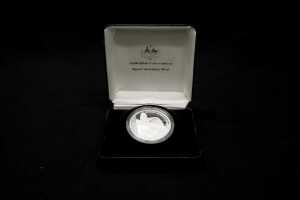 2007 75th Anniversary of the Sydney Harbour Bridge $5 fine 0.999 silver proof coin, 36.31 grams - 3