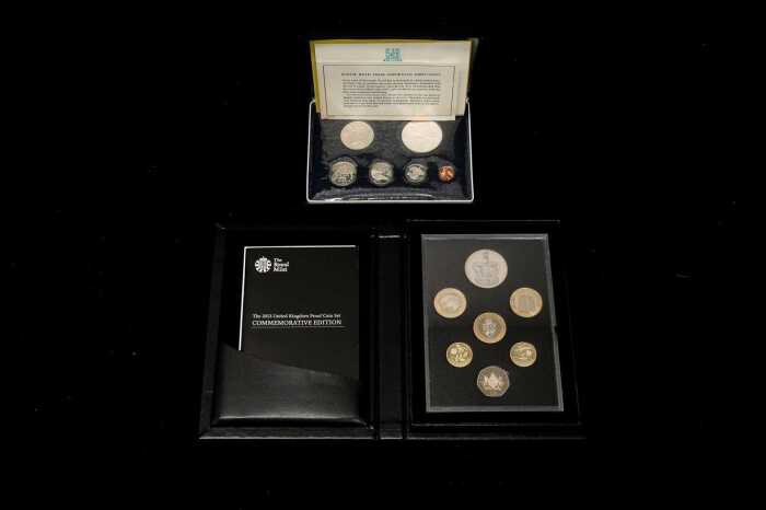 Two proof coin sets, UK & British Virgin Islands