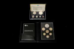 Two proof coin sets, UK & British Virgin Islands
