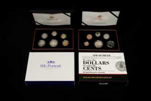 Two Royal Australian Mint six-coin sets