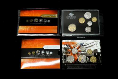 Two 2012 Six Coin Sets