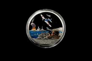 2012 Battle for Australia 1942 $1 0.999 silver proof four-coin set, totalling 100 grams - 3