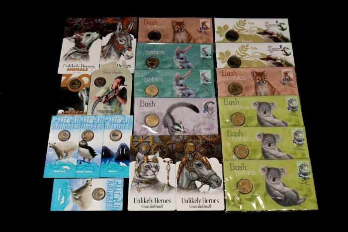Group of assorted collectable coins and PNCs